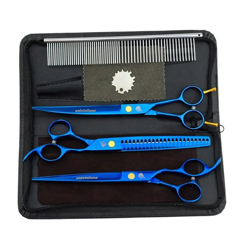 8" titanium dog grooming scissors kits Australiandogbrokers.com.au