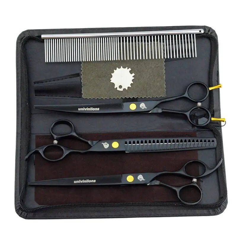 8" titanium dog grooming scissors kits Australiandogbrokers.com.au