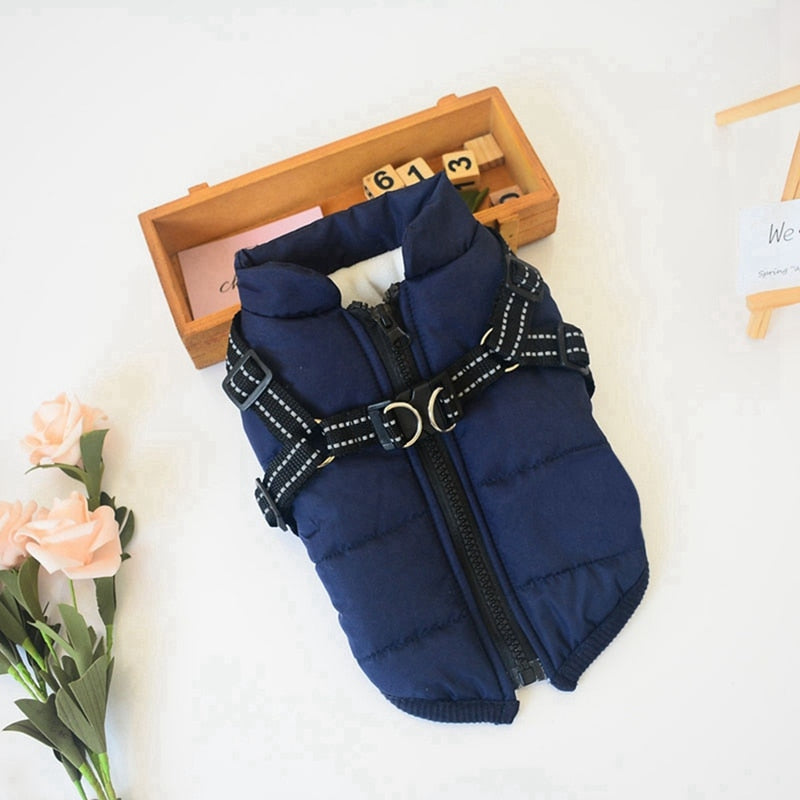 Dog Jacket with Built in Harness Australiandogbrokers.com.au