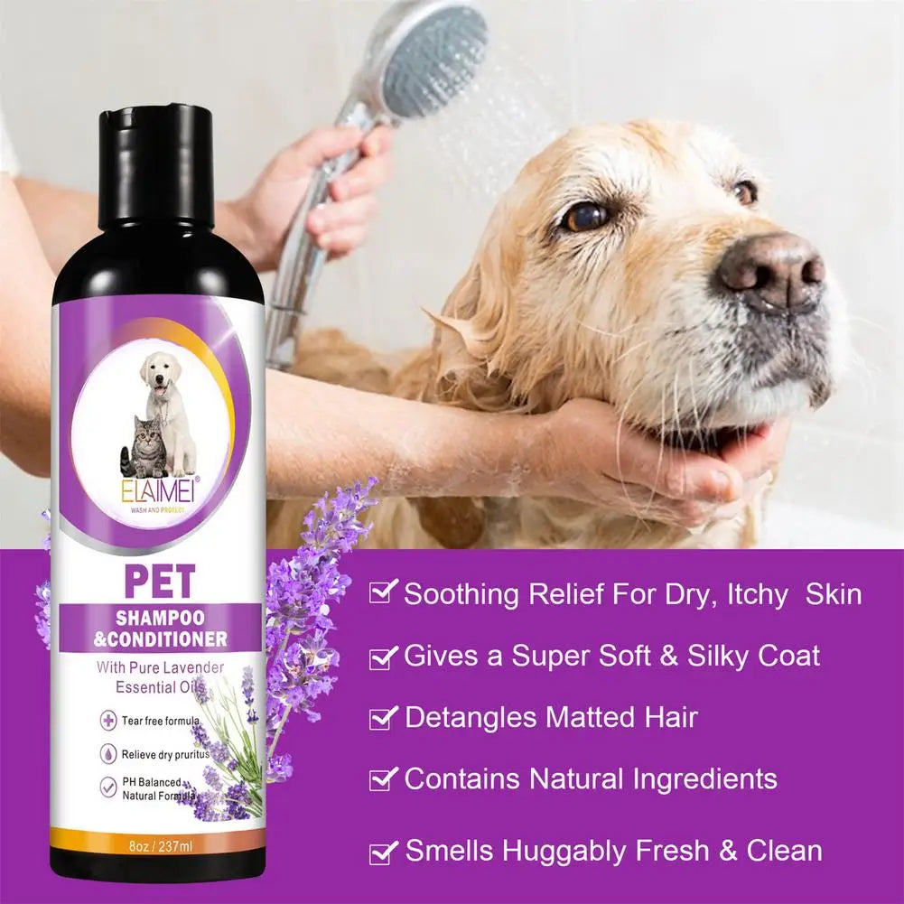 Pet Shampoo Pet Hair Softening Shampoo Pet Shower Gel For Puppy Dog Cat Shower Soap Dog Shampoo Body Wash Pet Cleaning Bath Gel