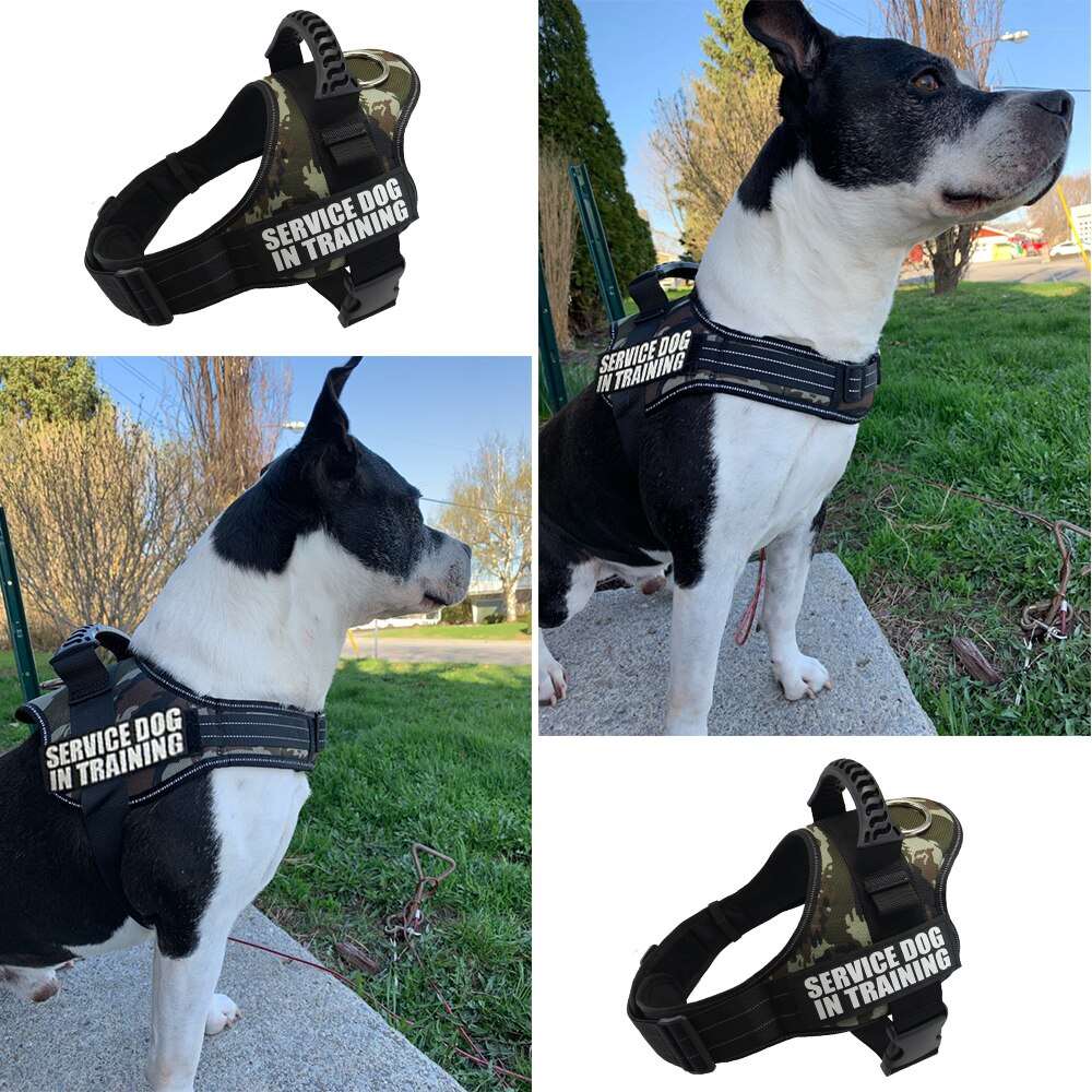 Dog harness Nylon reflective vest Australiandogbrokers.com.au