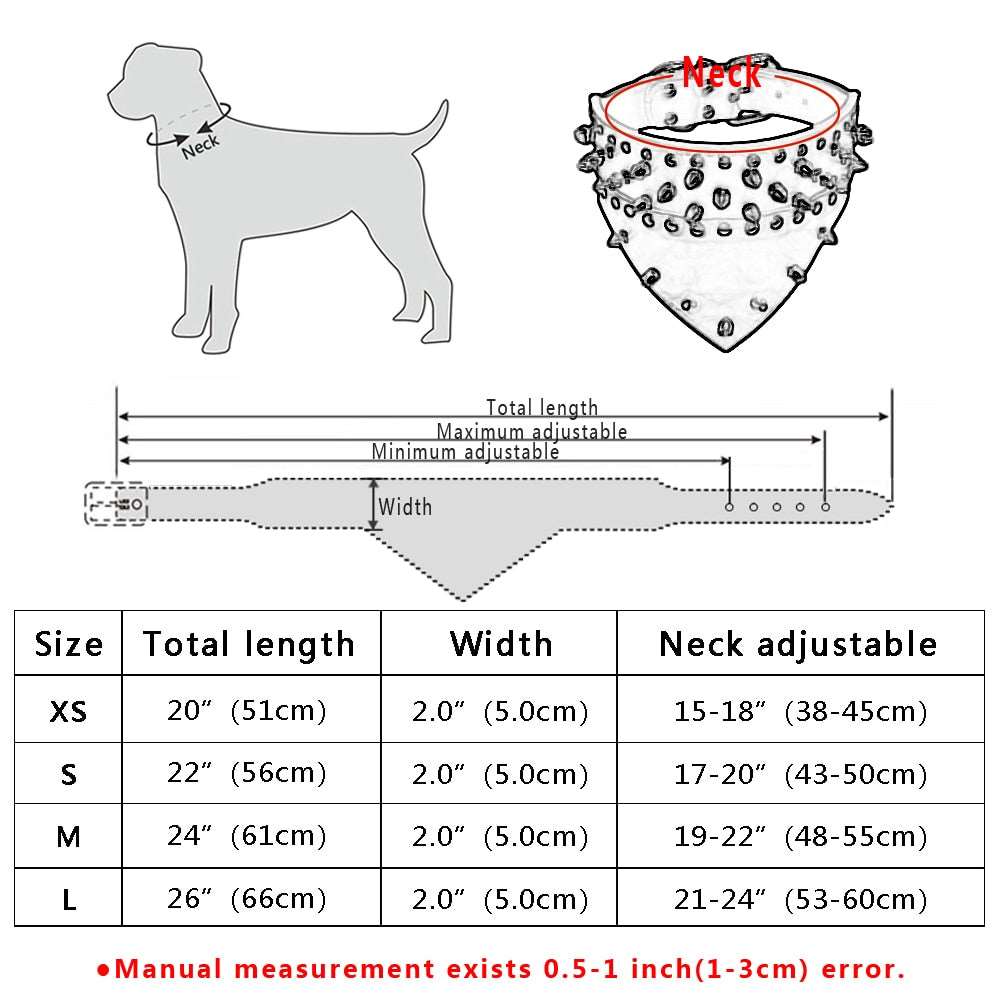 Leather Dog Bandana Australiandogbrokers.com.au
