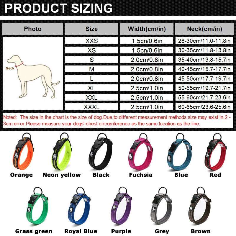 Soft Padded Mesh Dog Collar Australiandogbrokers.com.au