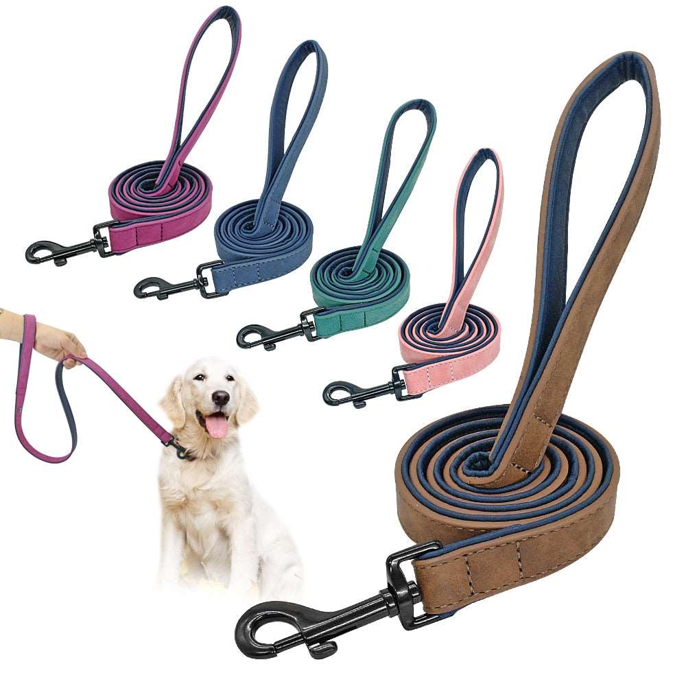 4 foot outlet leather dog leash