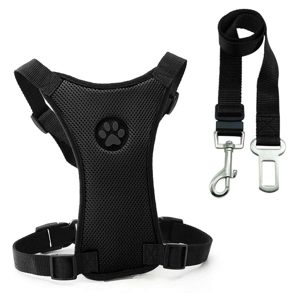 Car Seat Dog Harness and Leash Australiandogbrokers.com.au