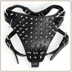 3 inch Wide Spikes Studded Leather Pet Dog Collar for Large Breeds Pitbull Doberman M L XL Sizes