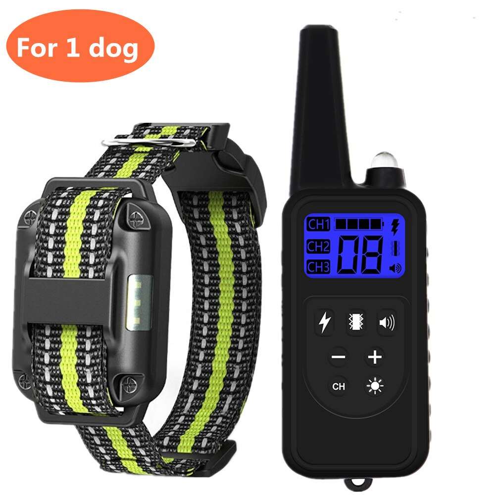 Rechargeable Electronic Dog Training Collar 800m Australiandogbrokers.com.au