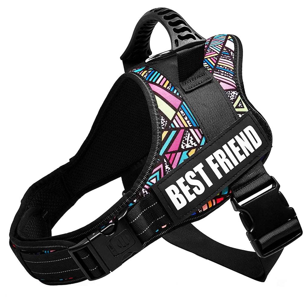 Dog harness Nylon reflective vest Australiandogbrokers.com.au