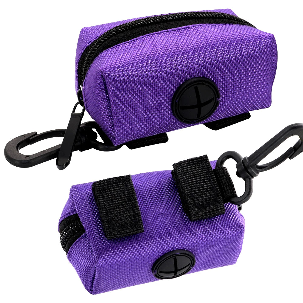 Portable Dog Poop Waste Bag Holder Pouch Pet Puppy Cat Pick Up Poop Bag Dispenser Outdoor Pets Supplies Garbage Bags