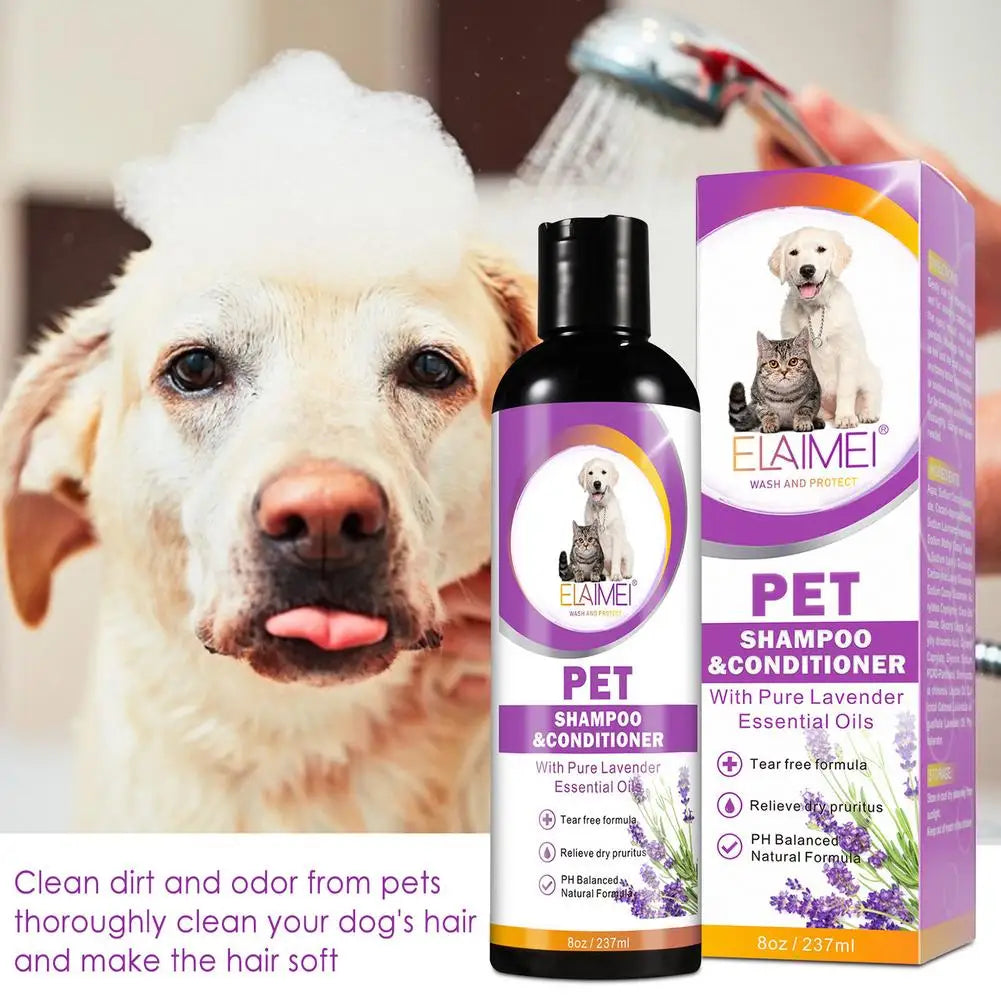 Pet Shampoo Pet Hair Softening Shampoo Pet Shower Gel For Puppy Dog Cat Shower Soap Dog Shampoo Body Wash Pet Cleaning Bath Gel