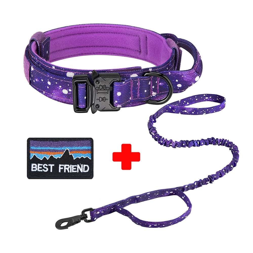 Dog Collar and Leash Set Tactical Style Australiandogbrokers.com.au