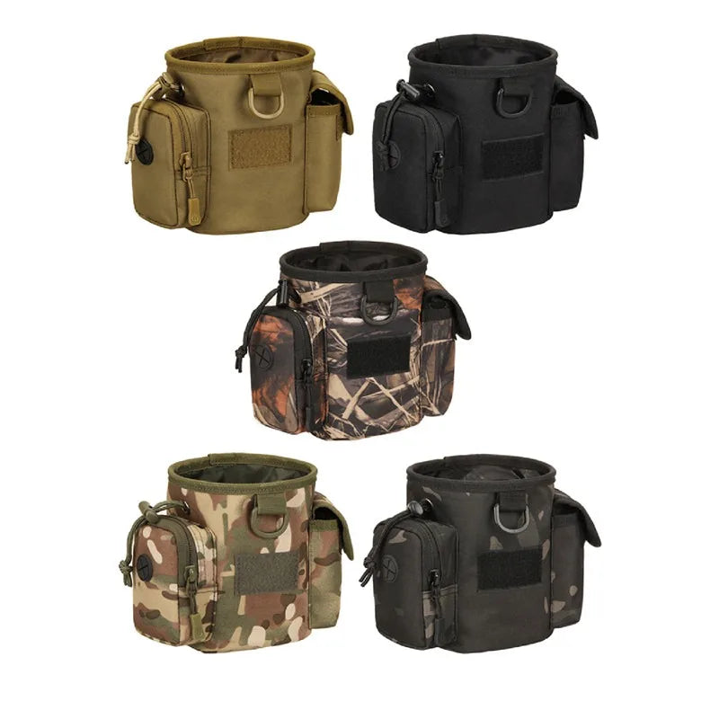 Portable Dog Treat Bag Outdoor Dog Treat Pouch For Training Feeding Bag Large Capacity Pet Trainer Waist Bag Dog Supplies