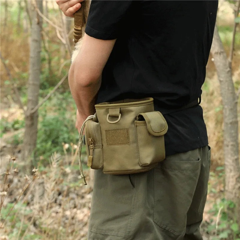 Portable Dog Treat Bag Outdoor Dog Treat Pouch For Training Feeding Bag Large Capacity Pet Trainer Waist Bag Dog Supplies