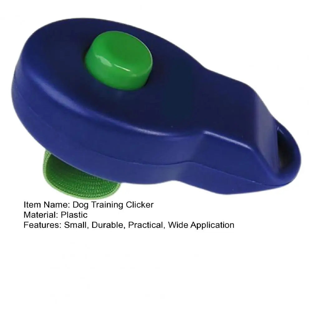 Dog Training Clicker with Elastic Band Pet Cat Dogs Click Trainer Control Dog Deterrent Trainer Clicker Behavioral Training Tool