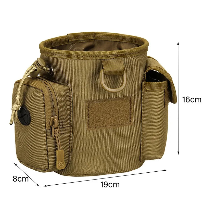 Portable Dog Treat Bag Outdoor Dog Treat Pouch For Training Feeding Bag Large Capacity Pet Trainer Waist Bag Dog Supplies