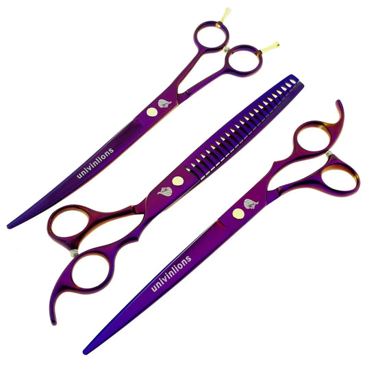 8" titanium dog grooming scissors kits Australiandogbrokers.com.au