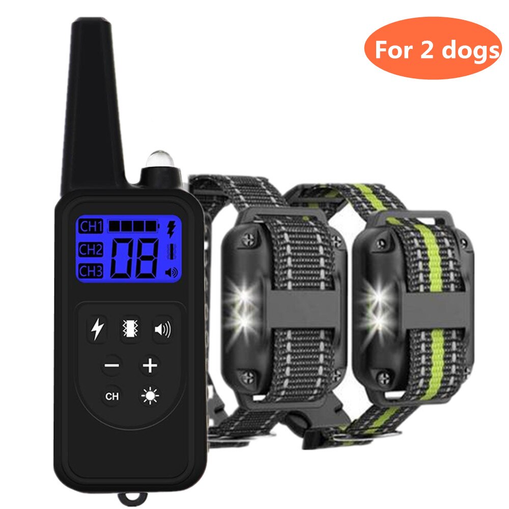 Rechargeable Electronic Dog Training Collar 800m Australiandogbrokers.com.au