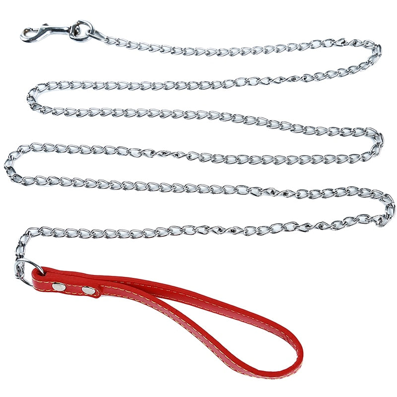 Bite Proof Heavy Duty Chain Dog Leash Australiandogbrokers.com.au