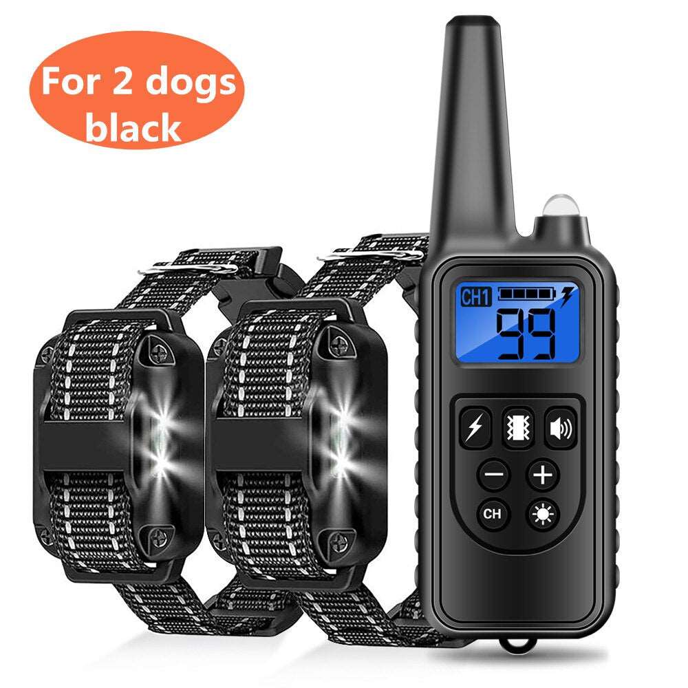 Rechargeable Electronic Dog Training Collar 800m Australiandogbrokers.com.au