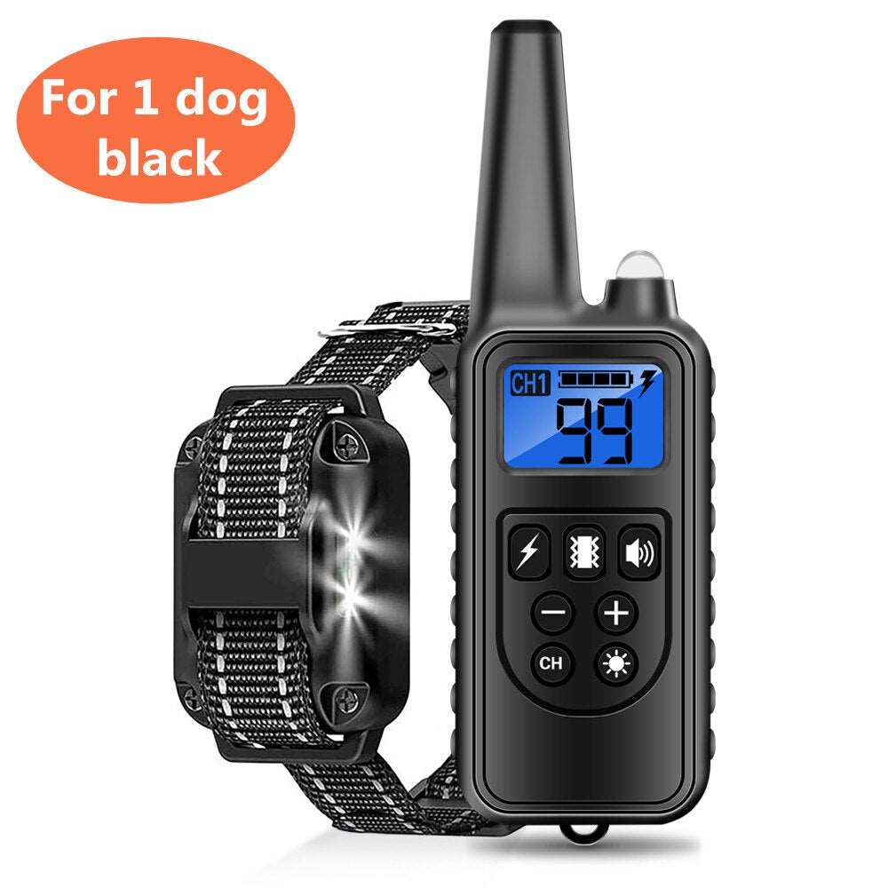 Rechargeable Electronic Dog Training Collar 800m Australiandogbrokers.com.au