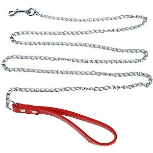 Bite Proof Heavy Duty Chain Dog Leash Australiandogbrokers.com.au