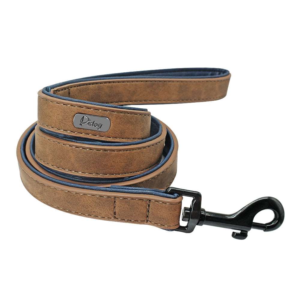 Leather Dog Leash 4 ft Australiandogbrokers.com.au