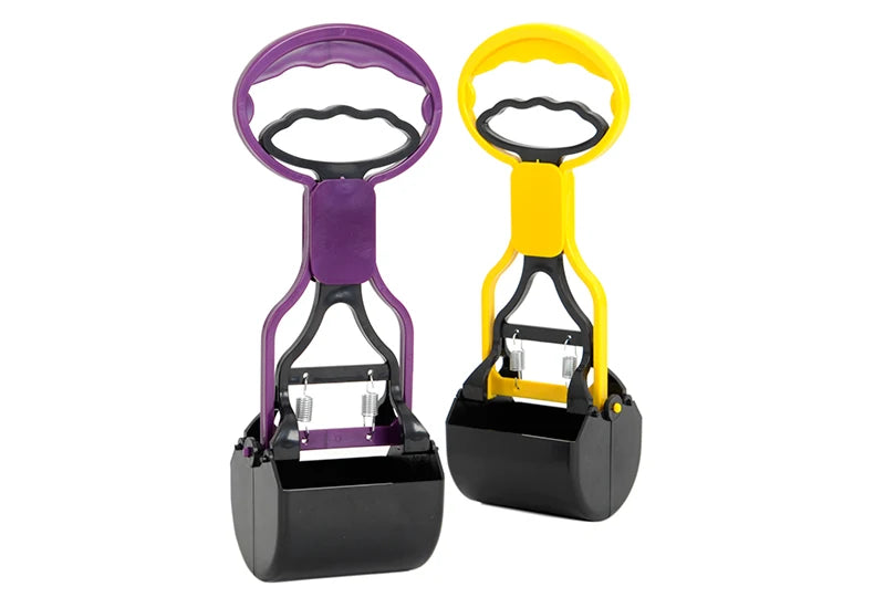 HOOPET Pet Dog Pooper Scooper Cat Waste Long Handle Cleaner Pick Up
