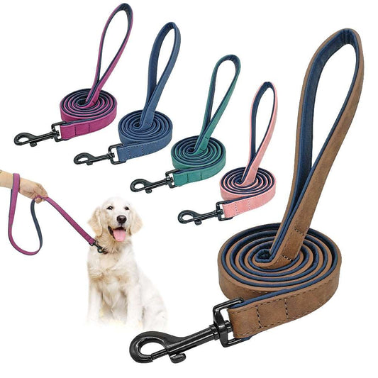 Leather Dog Leash 4 ft Australiandogbrokers.com.au