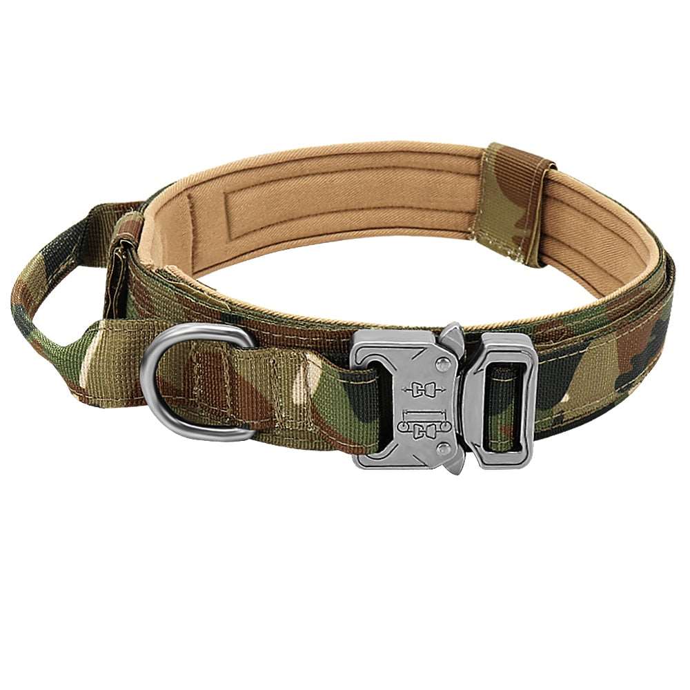 Military Tactical Dog Collar & Bungee Leash Set Australiandogbrokers.com.au