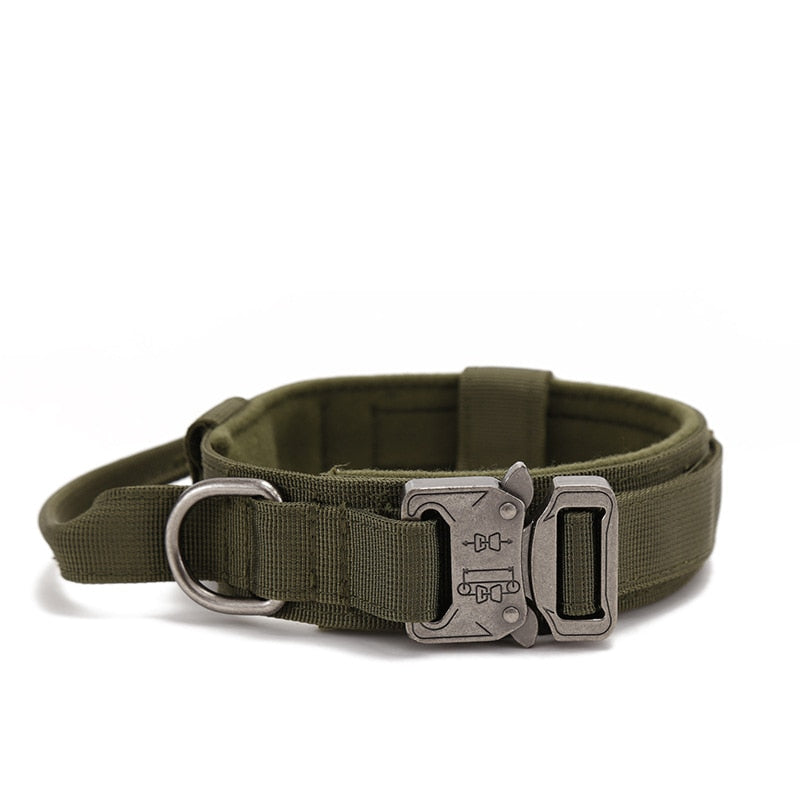 Tactical Dog Collar & Leash Australiandogbrokers.com.au