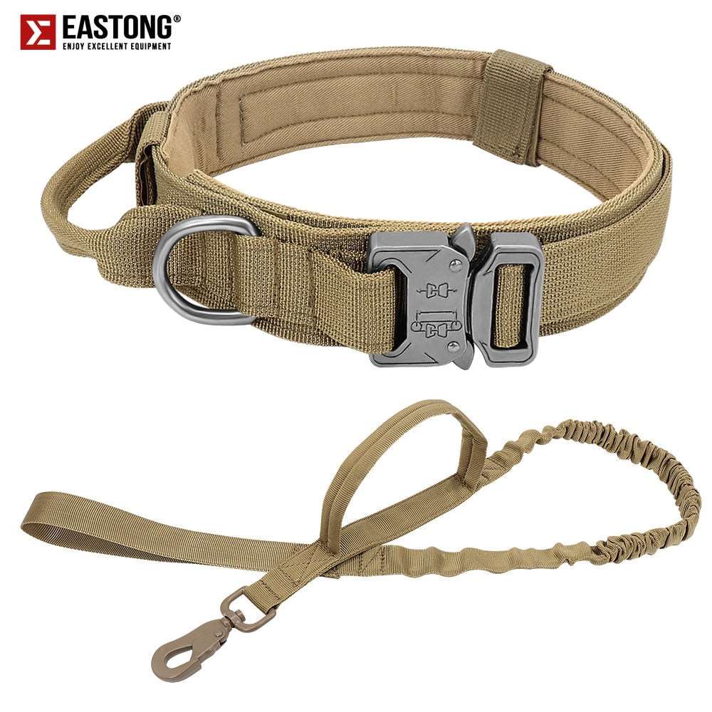 Dog Collar and Leash Set Tactical Style Australiandogbrokers.com.au