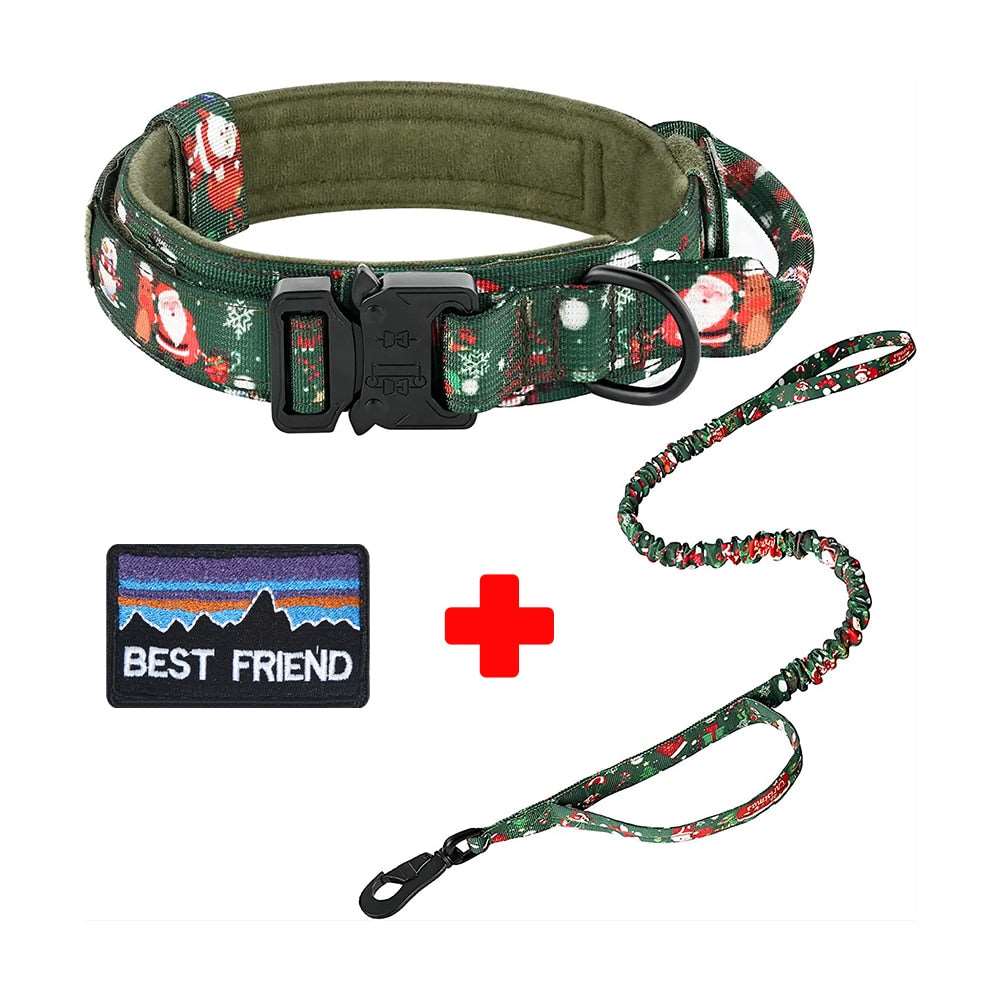 Dog Collar and Leash Set Tactical Style Australiandogbrokers.com.au