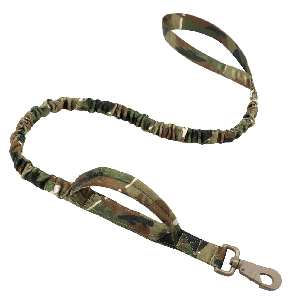 Military Tactical Dog Collar & Bungee Leash Set Australiandogbrokers.com.au