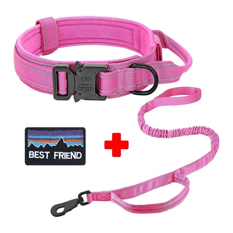 Dog Collar and Leash Set Tactical Style Australiandogbrokers.com.au