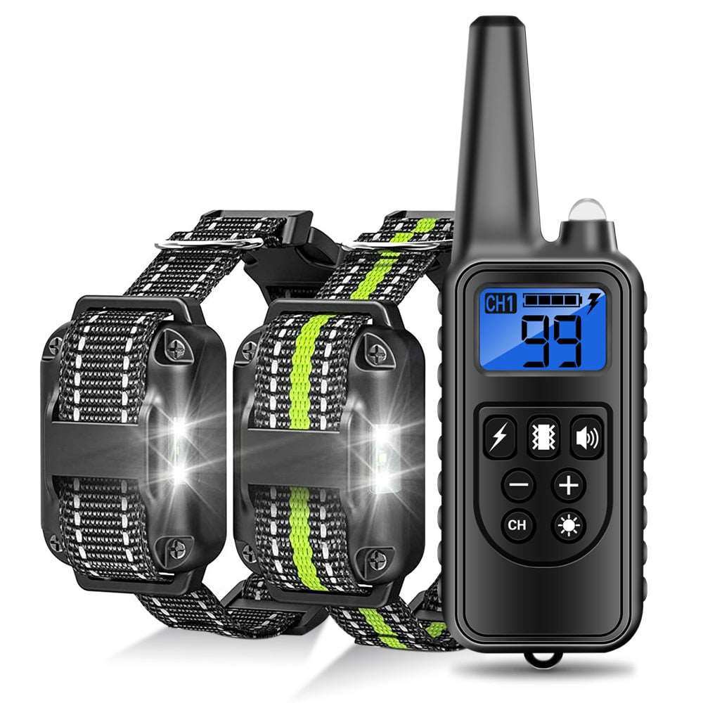 Rechargeable Electronic Dog Training Collar 800m Australiandogbrokers.com.au