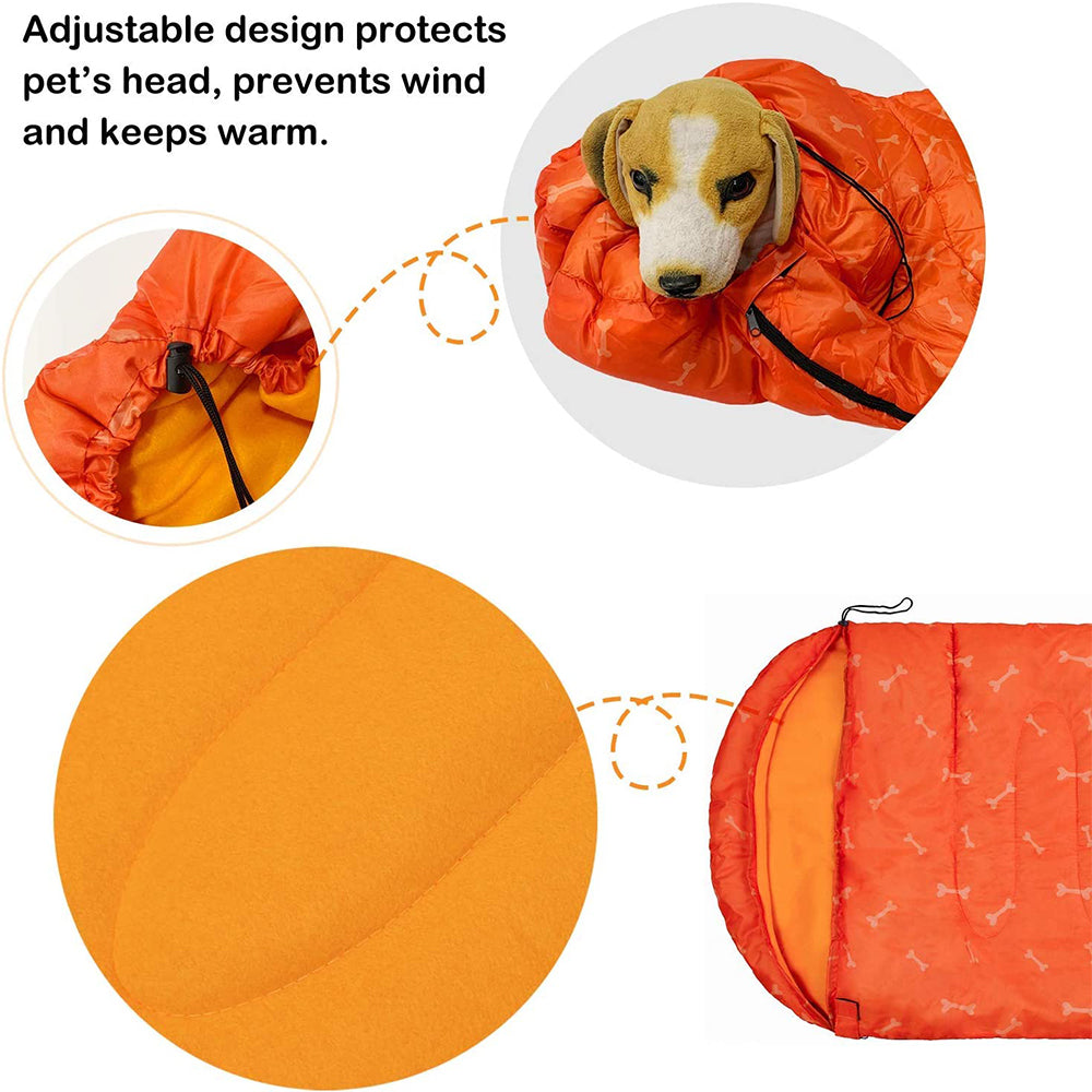 Outdoor Travel Pet Sleeping Bed Ultra-Light Pet Sleeping Bag_4