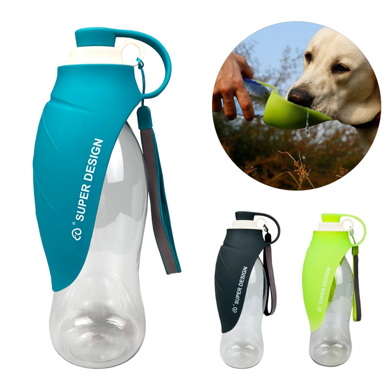 580ml Sport Portable Dog Water Bottle Australiandogbrokers.com.au