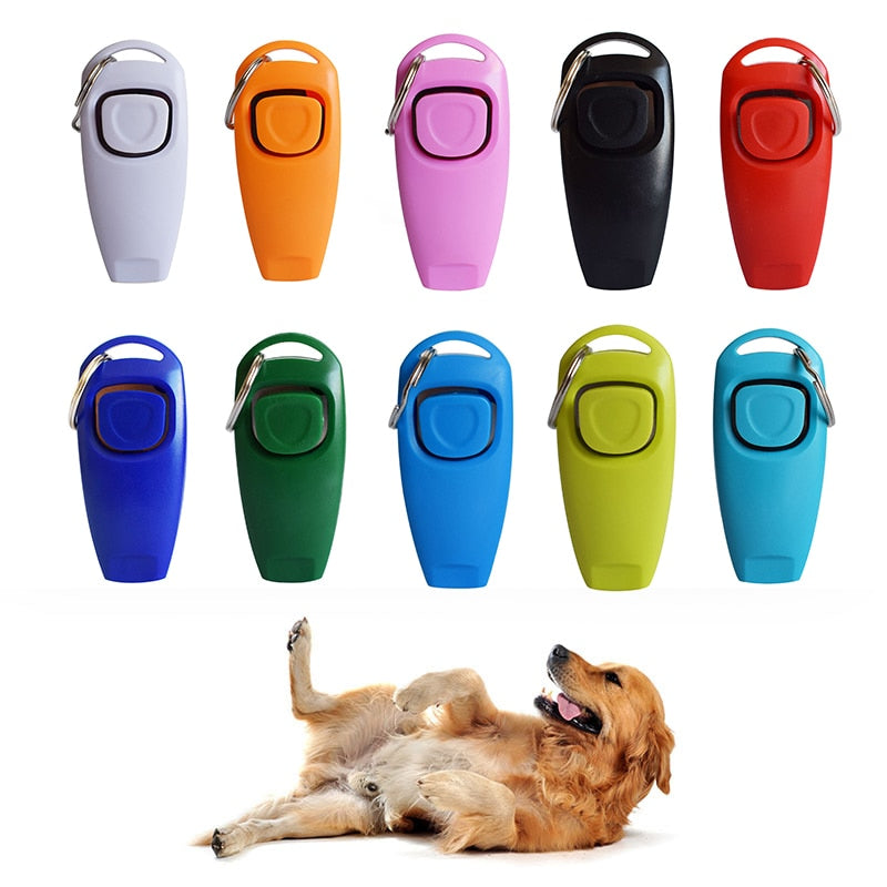 2-in-1 Dog Training Clicker & Whistle